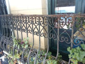 Balcon oxidado